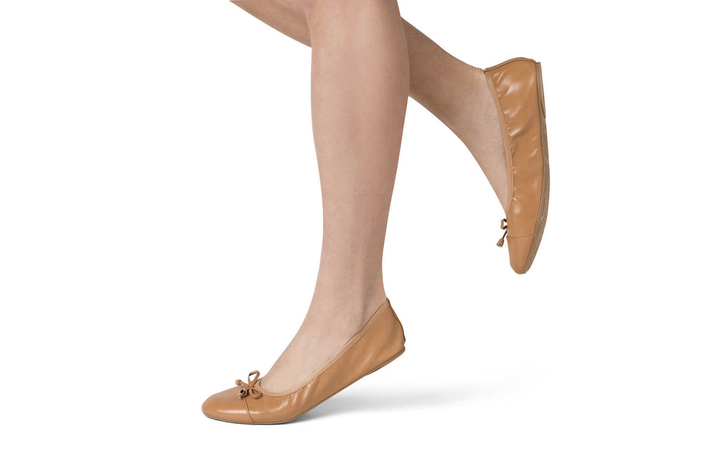 Talaria Flats Premium Caramel Flats in - Shoes photo