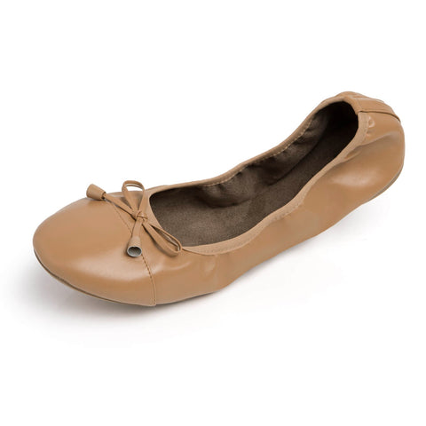 Talaria Flats Premium Caramel Flats in - Shoes photo