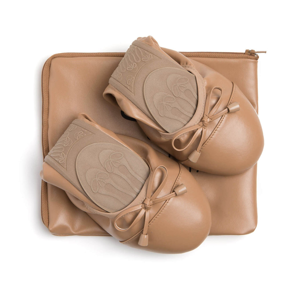 Talaria Flats Premium Caramel Flats in - Shoes photo