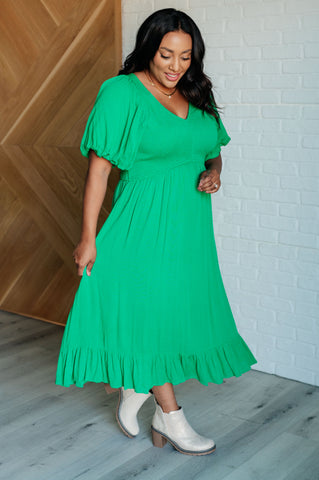 Catch a Cloud and Pin it Down Smocked Bodice Dress in - Dresses photo