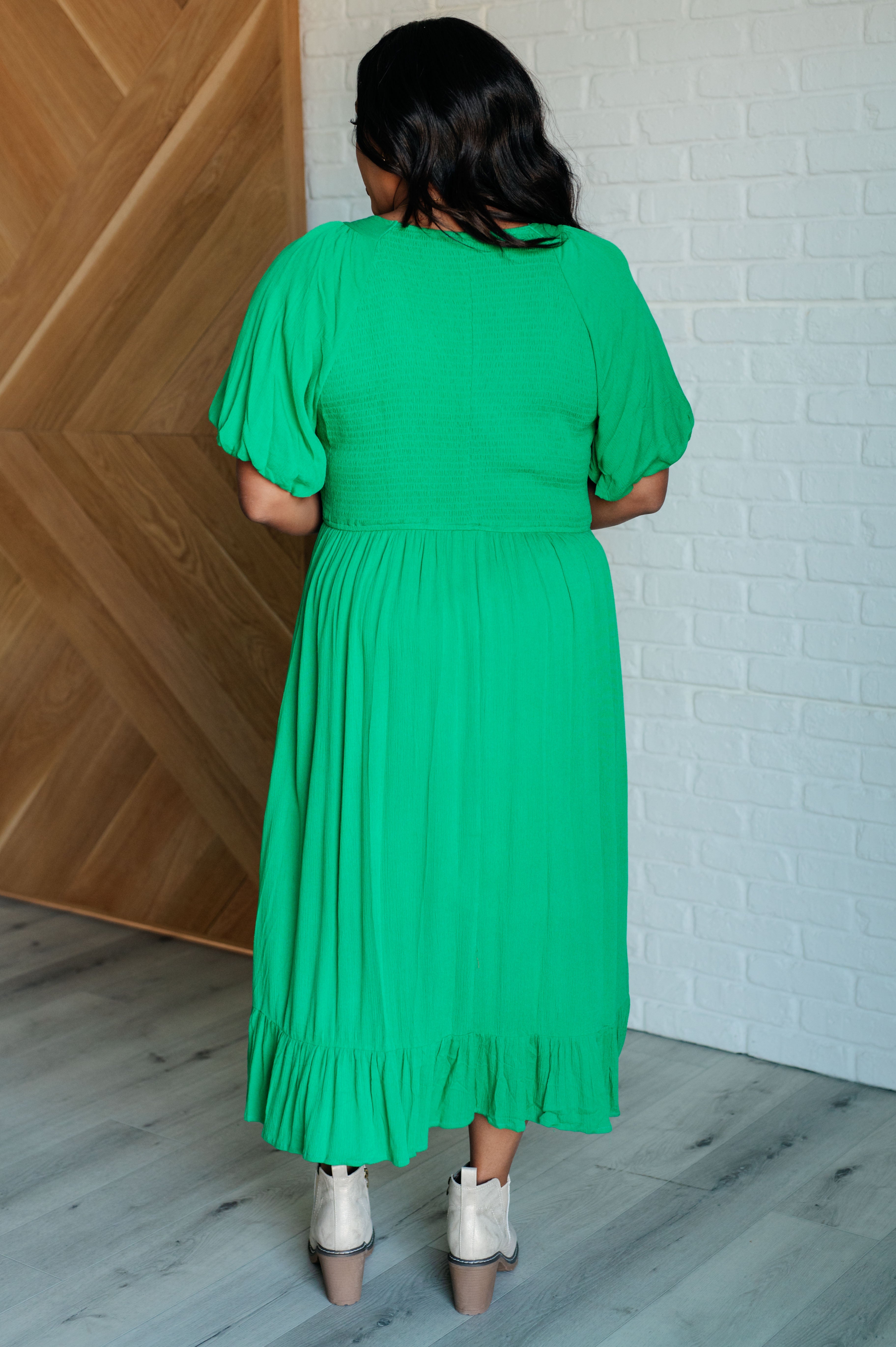Catch a Cloud and Pin it Down Smocked Bodice Dress in - Dresses photo