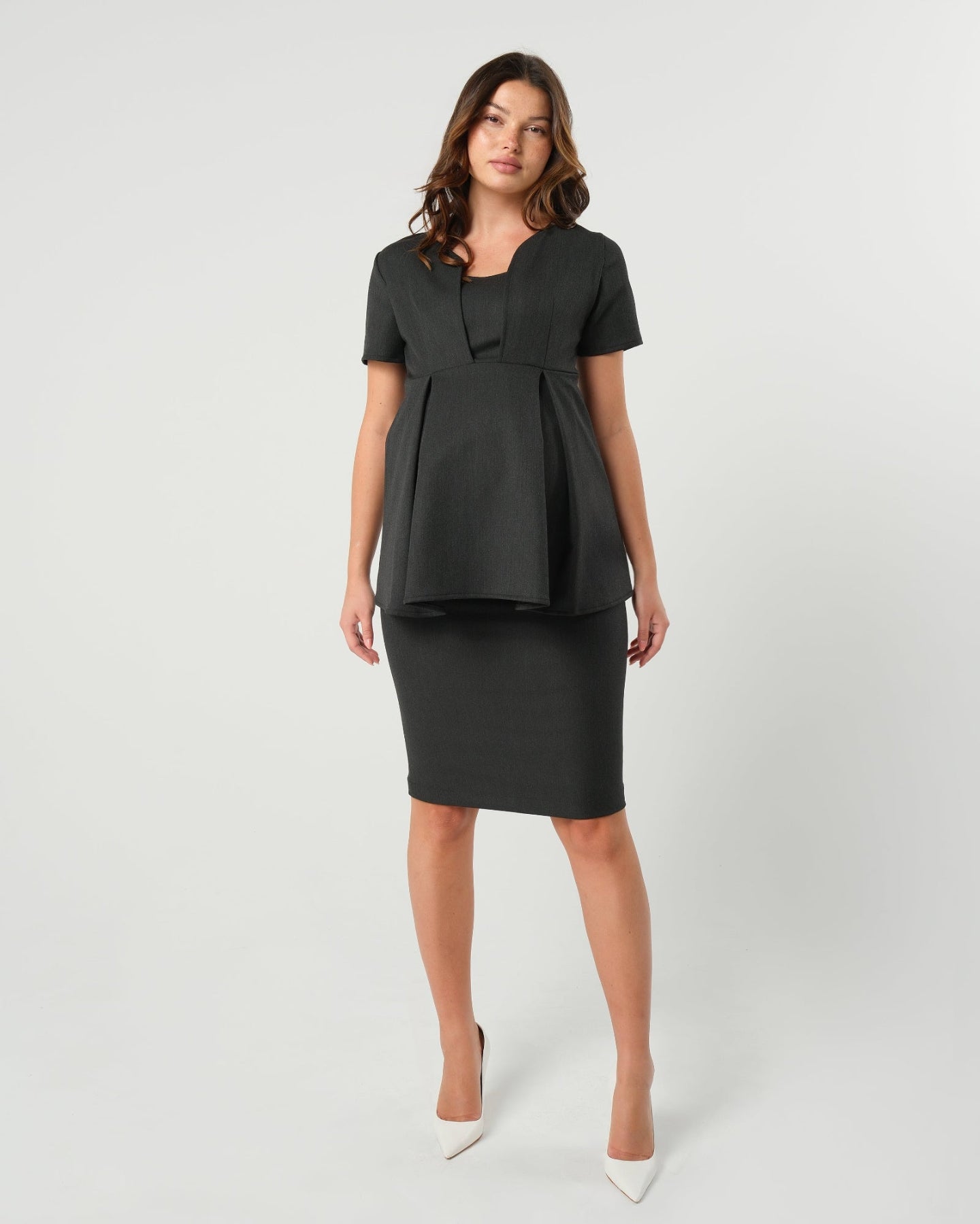 Sloan Maternity Pencil Skirt in - Women's Maternity Pencil Skirt photo