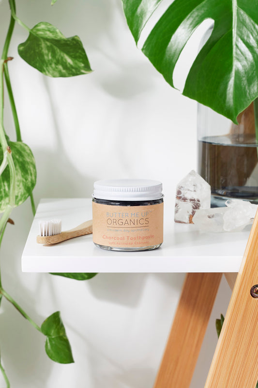 Organic Activated Charcoal Toothpaste / Whitening Toothpaste / Organic Toothpaste / Black Toothpaste / Charcoal Toothpaste / Tooth Paste in - Teeth photo
