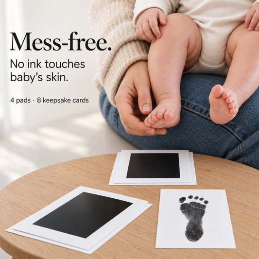 Mess-Free Baby Handprint & Footprint Keepsake Kit -