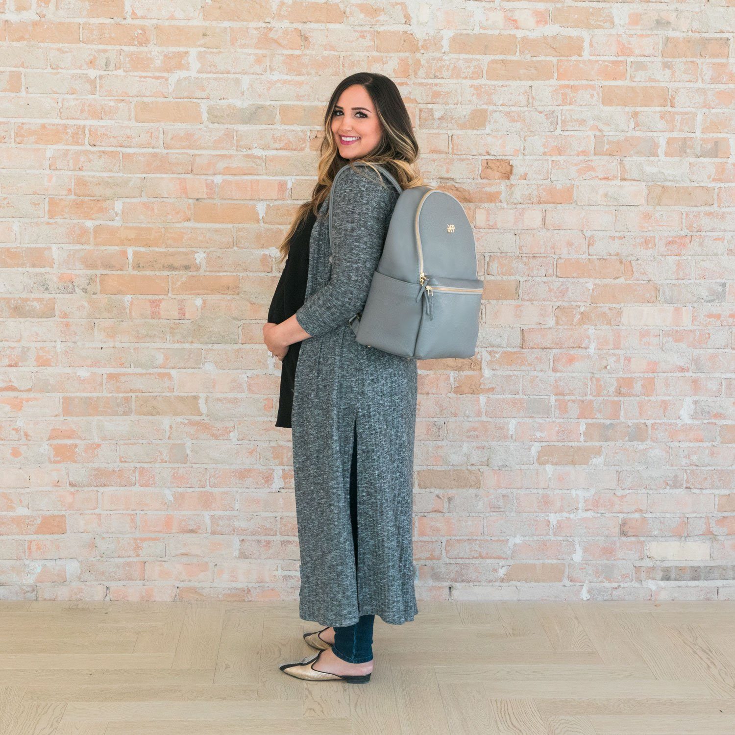 Stone Classic City Diaper Bag II in - Classic City Backpack photo