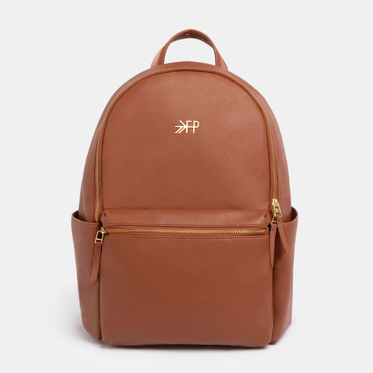 Freshly Picked Cognac Classic City Diaper Bag II in - Classic City Backpack photo