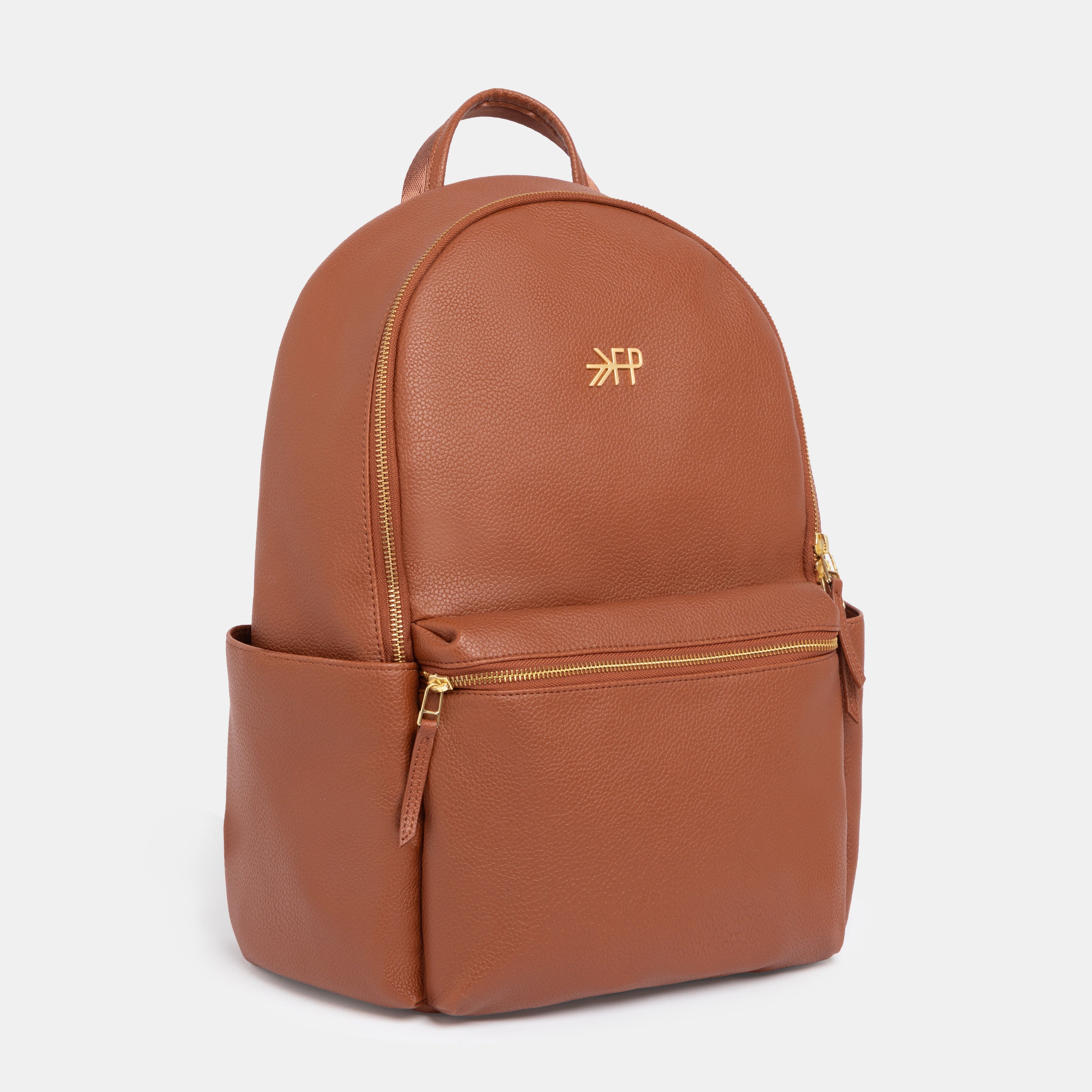 Freshly Picked Cognac Classic City Diaper Bag II in - Classic City Backpack photo