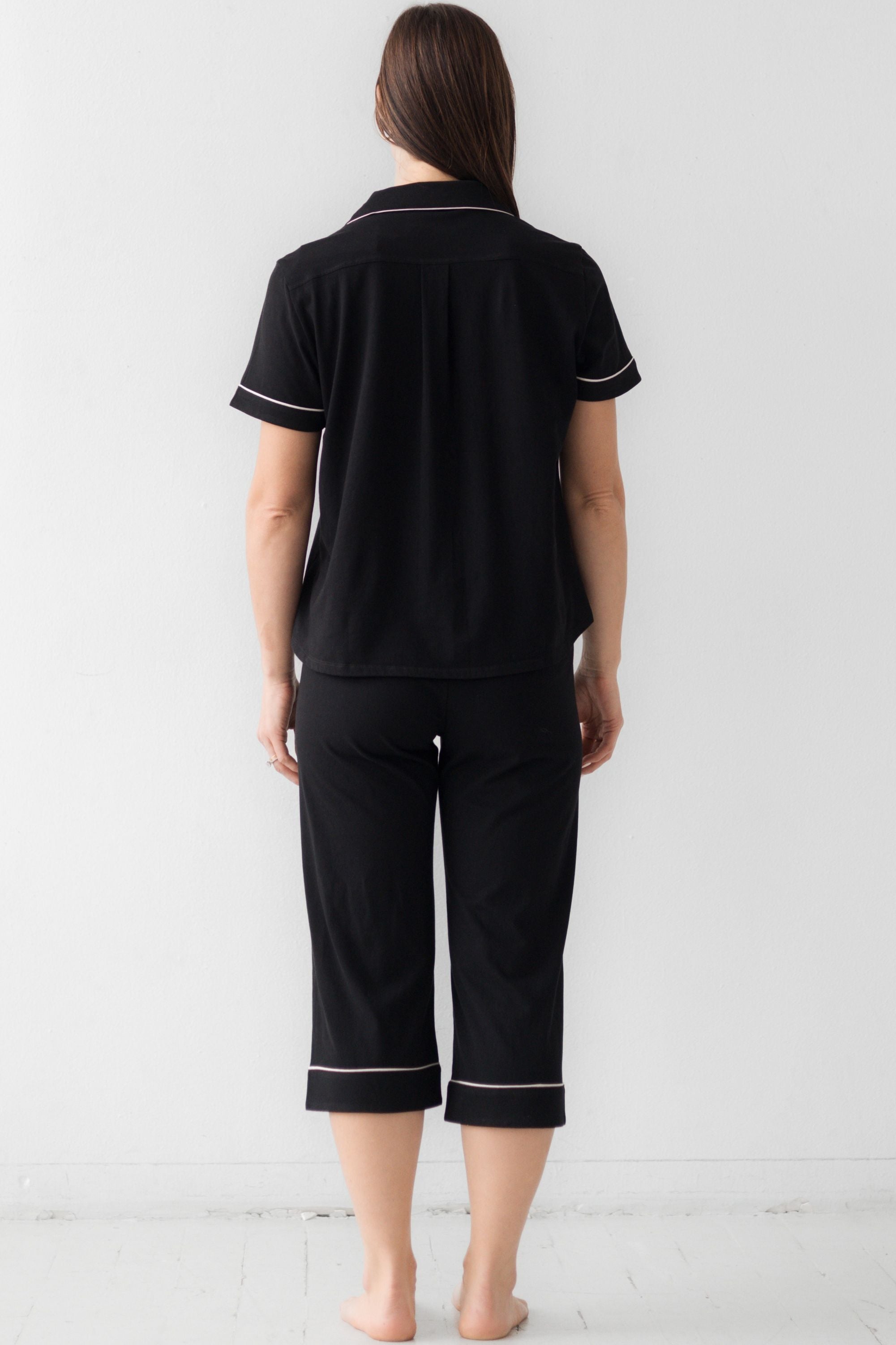Classic Luxury Capri Pajamas in Brushed Pima Cotton in - PAJAMAS photo