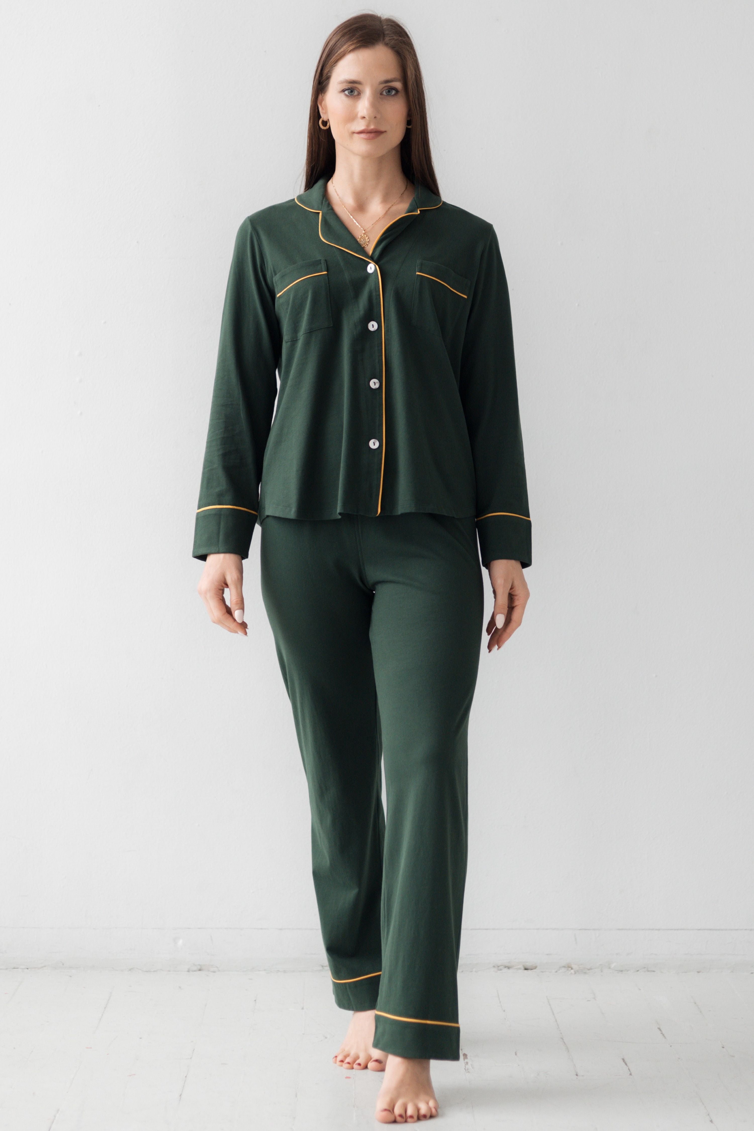 Classic Luxury Pajamas in Brushed Pima Cotton in - PAJAMAS photo