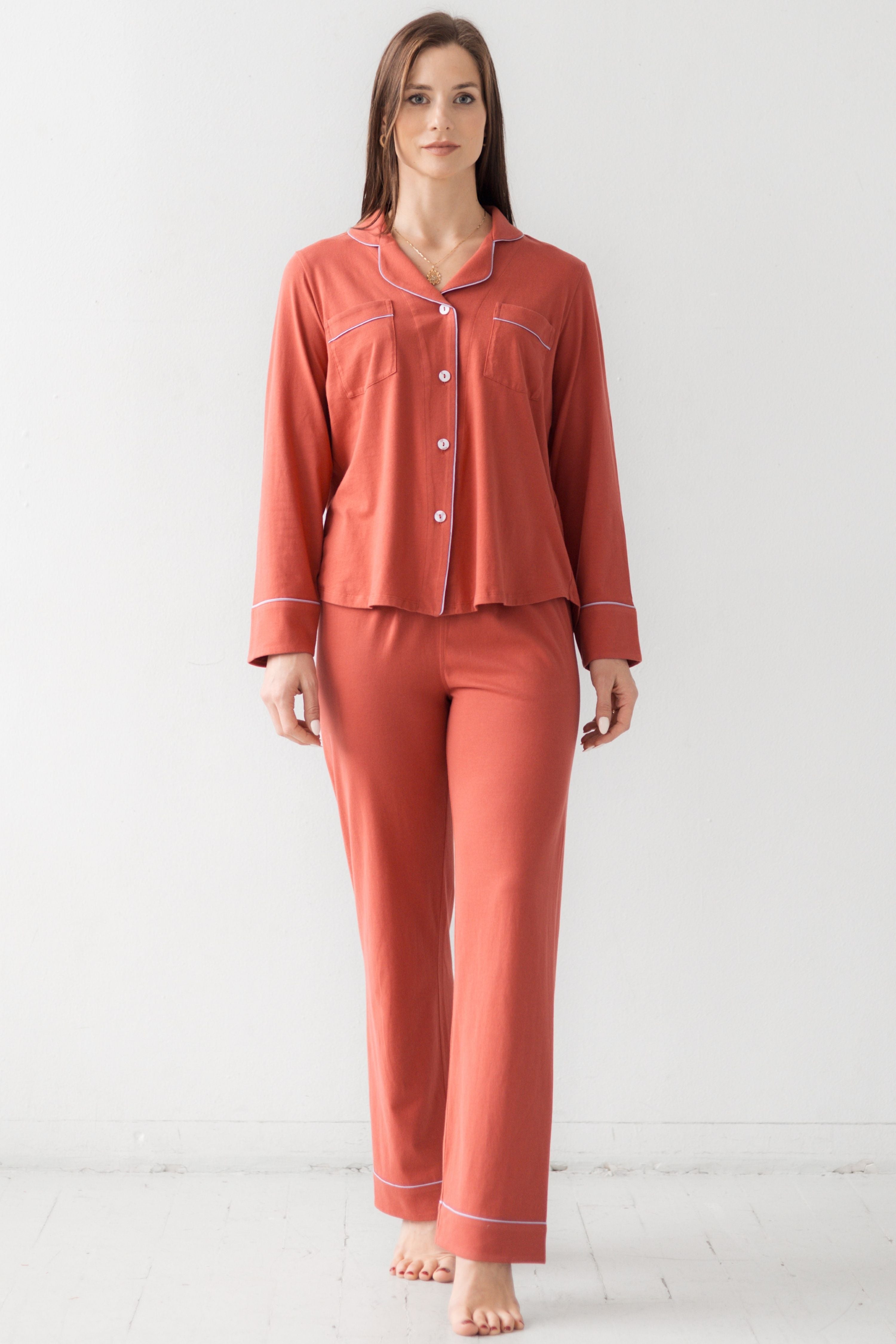 Classic Luxury Pajamas in Brushed Pima Cotton in - PAJAMAS photo