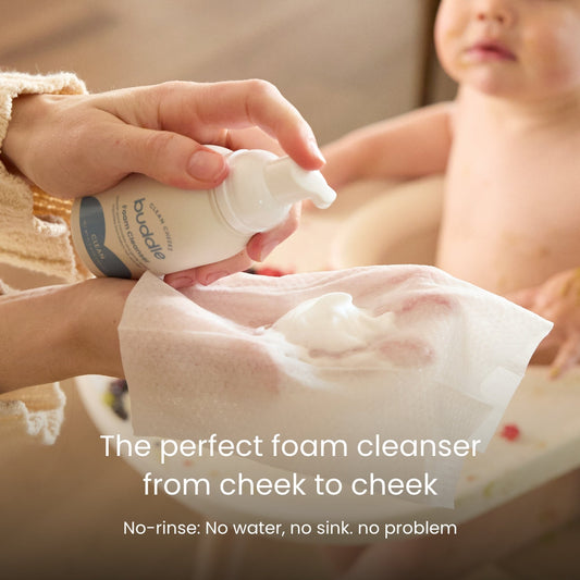 Buddle Clean Cheeks Bundle in - Diaper Rash Treatment, Foam Cleanser photo
