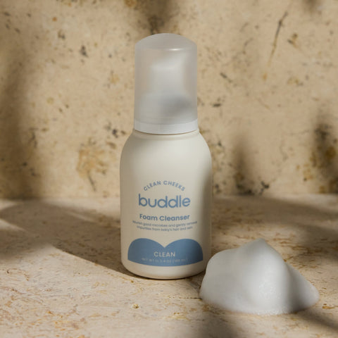 Buddle Clean Cheeks Bundle in - Diaper Rash Treatment, Foam Cleanser photo