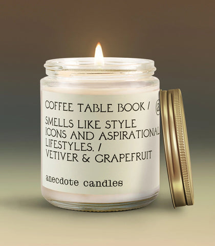 Coffee Table Book in Standard Jar - candles photo
