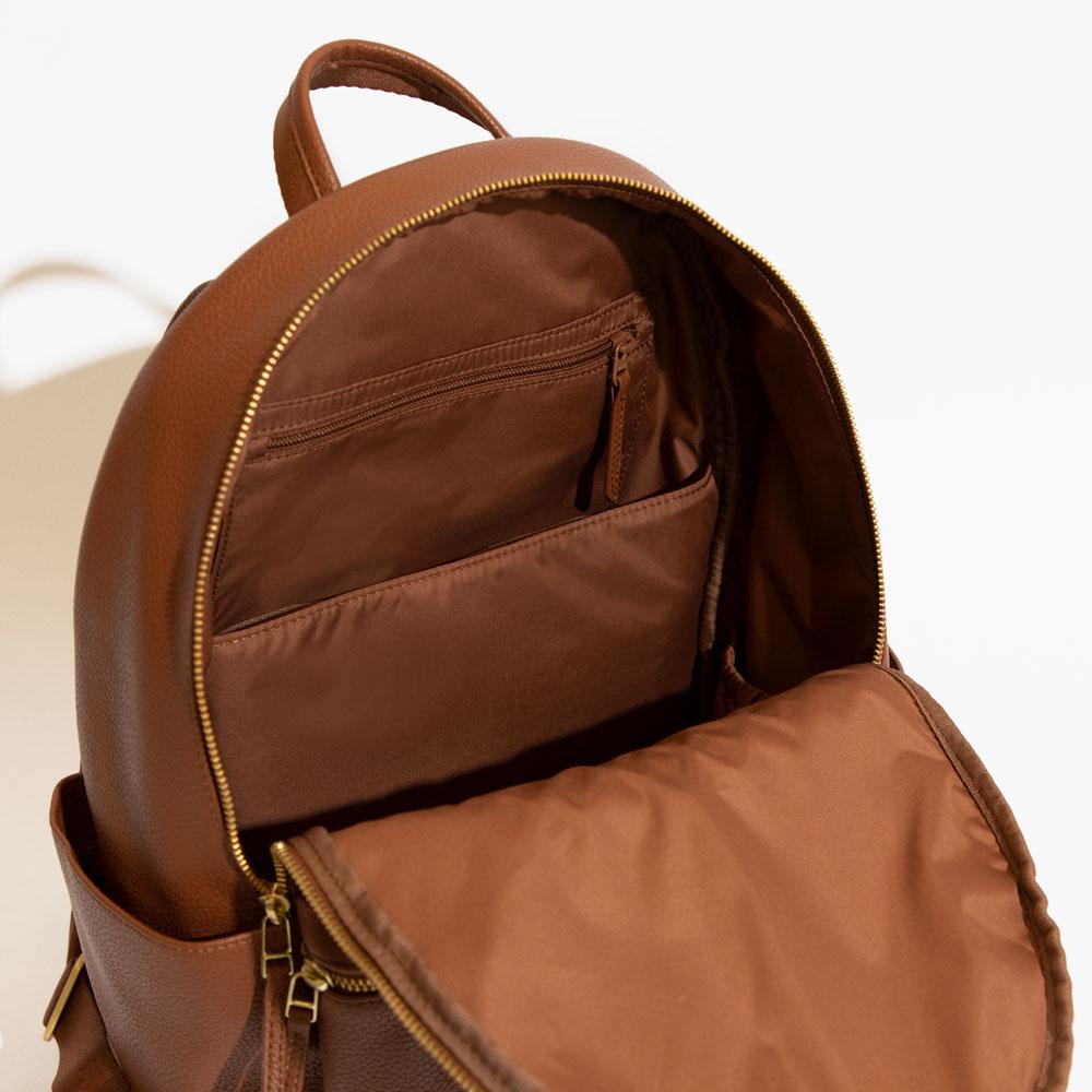 Cognac Classic City Diaper Bag II in - Classic City Backpack photo