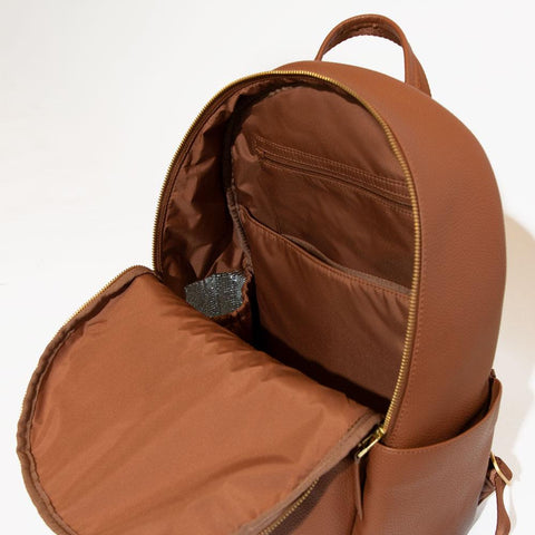 Cognac Classic City Diaper Bag II in - Classic City Backpack photo
