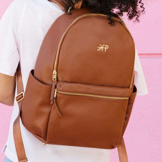 Freshly Picked Cognac Classic City Diaper Bag II in - Classic City Backpack photo