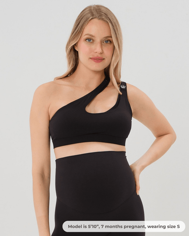 AXK CORE Cross Body Nursing Bra in Black - photo