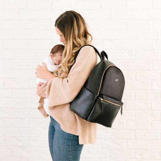 Freshly Picked Ebony Classic City Diaper Bag II in - Classic City Backpack photo