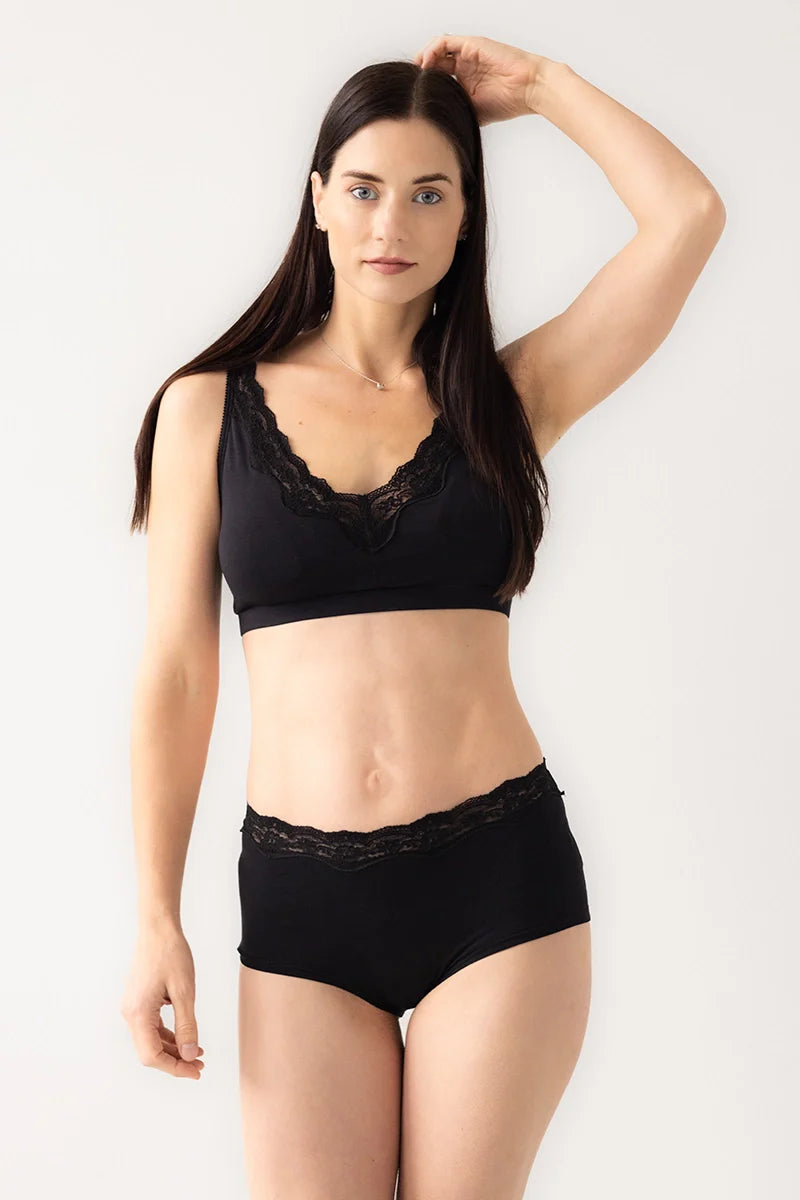 Salua Bikini Panty with Lace Edge in - PANTY photo