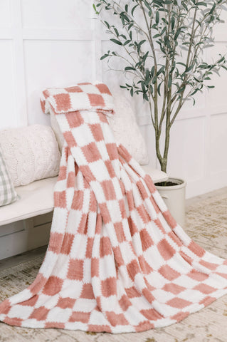 Cotton Candy Checks Blanket in - Womens photo