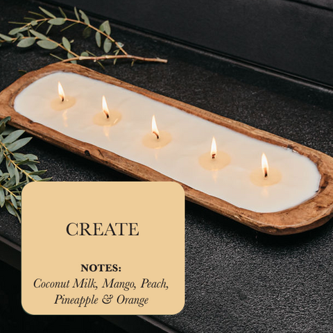 5-Wick Dough Bowl Soy Candle - Create in - Soy Candles photo