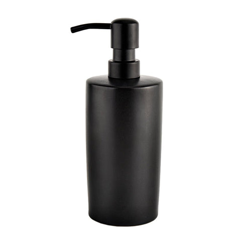 15oz Black Stoneware Hand Soap Dispenser in - Dispensers photo