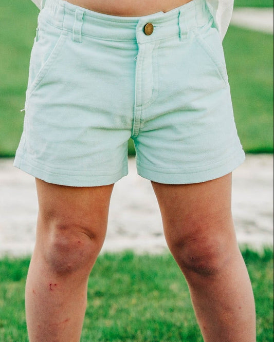 Corduroy Versa Shorts ~ Mint (size down) in - Shorts photo