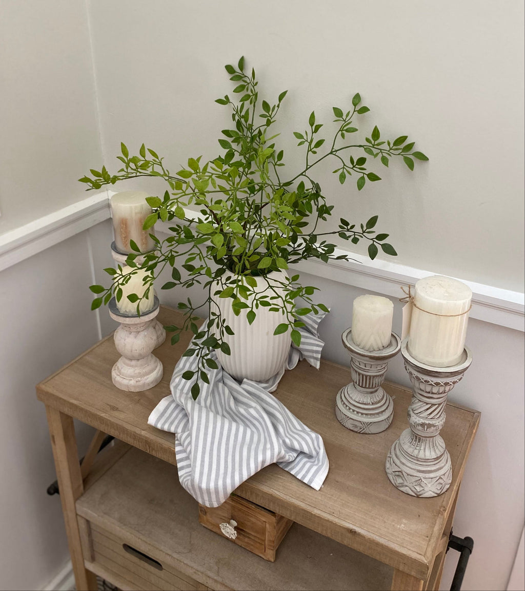 Artificial Italian Ruscus Stems - Bundle of 4 in - Florals photo