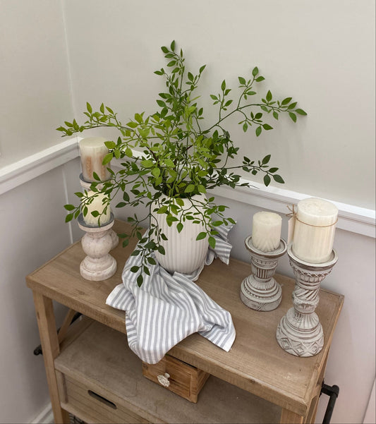 Artificial Italian Ruscus Stems - Bundle of 4 in - Florals photo