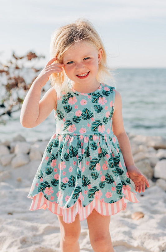 Hawaiian Scallop Tunic Set in - Outfit Sets photo