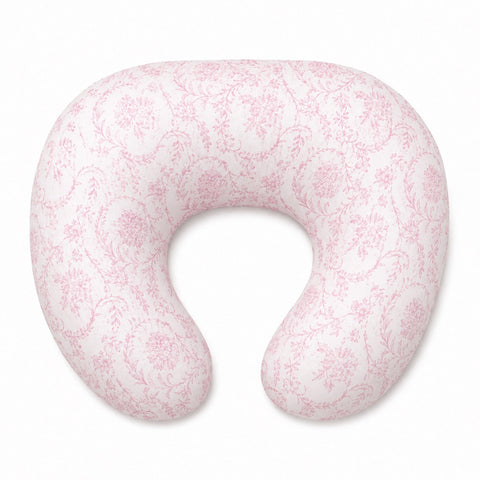 Pink Chinoiserie Ruffle Nursing Pillow Cover