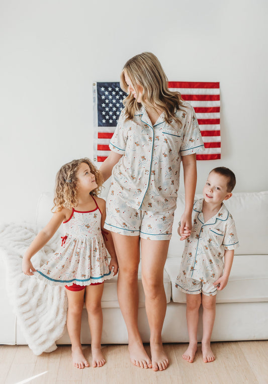 *PREORDER* Adult Liberty Bears Unisex Comfort Set in - Loungewear photo