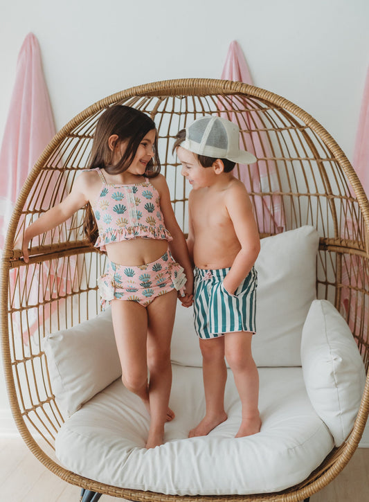 Seashell Sorbet High Waisted Bikini in - Swimwear photo