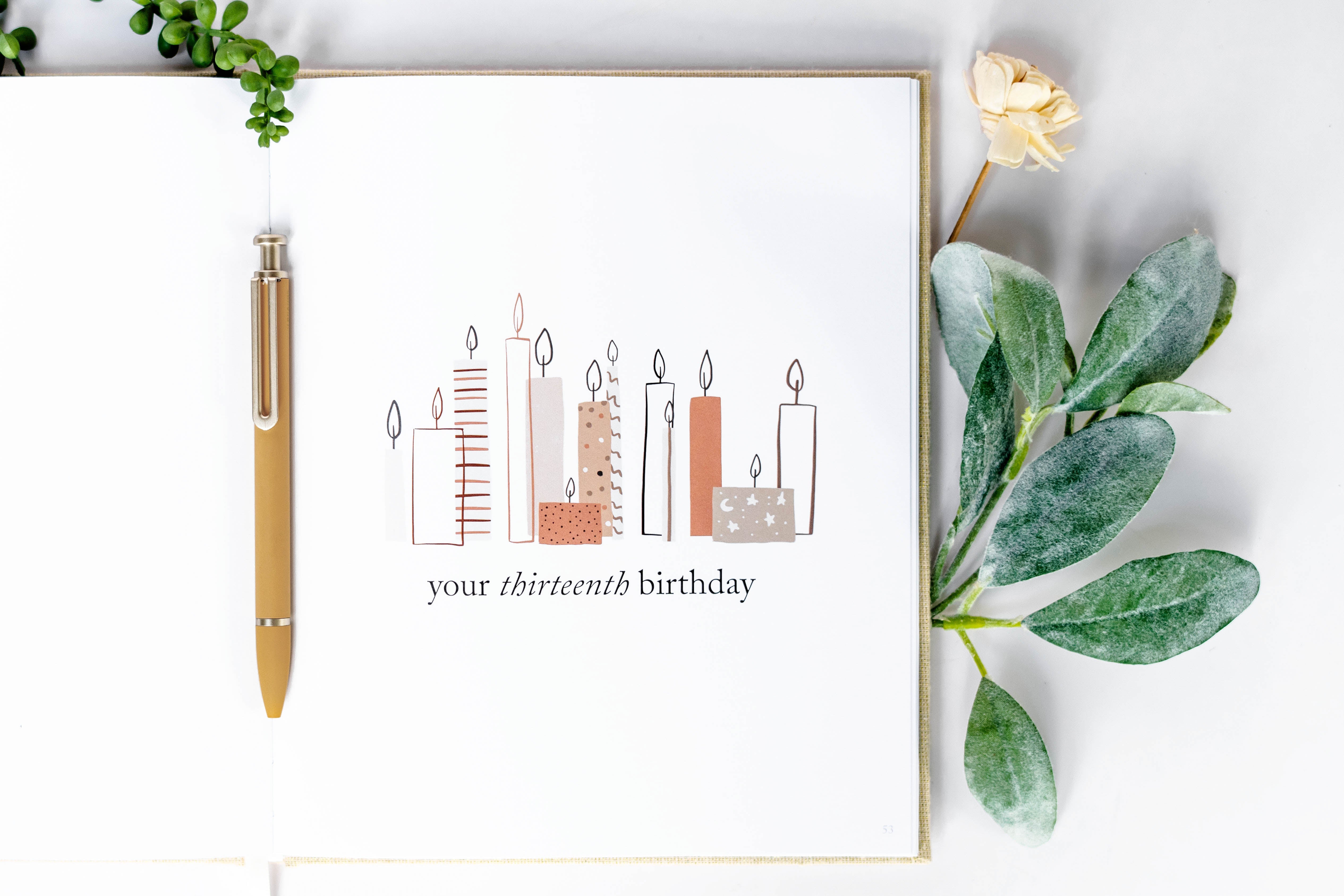 Duncan & Stone Paper Co. The Birthday Book