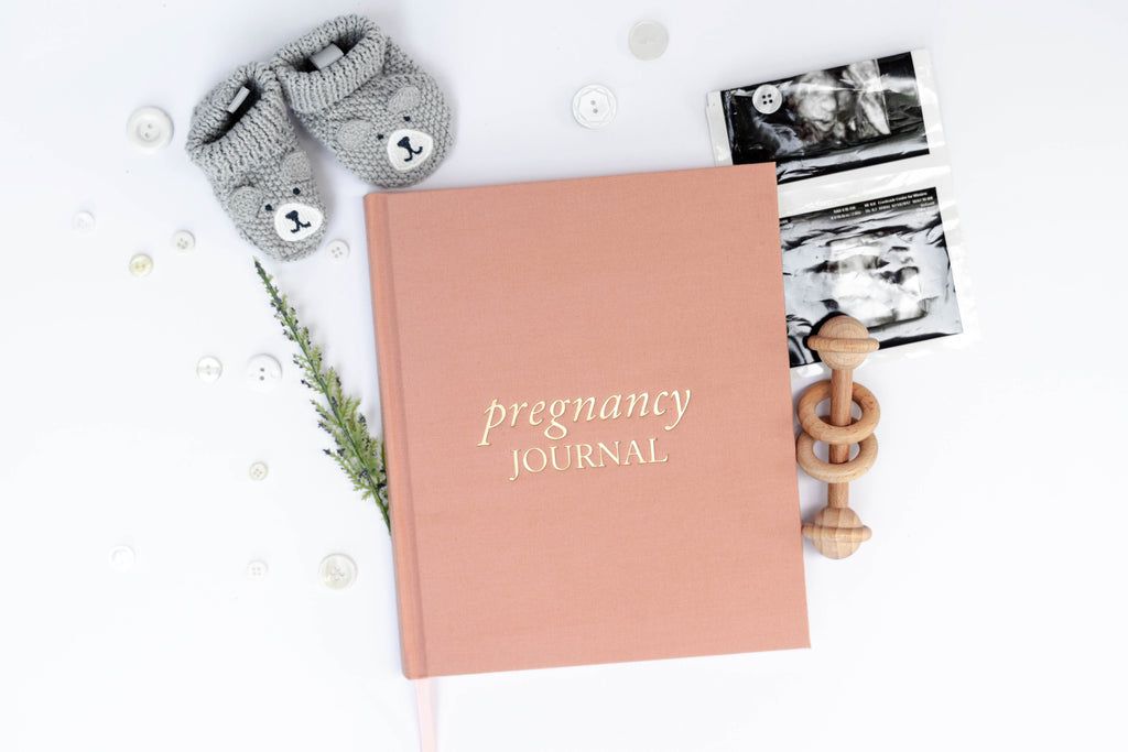 Duncan & Stone Paper Co. Pregnancy Journal in Dusty Rose - Journal photo