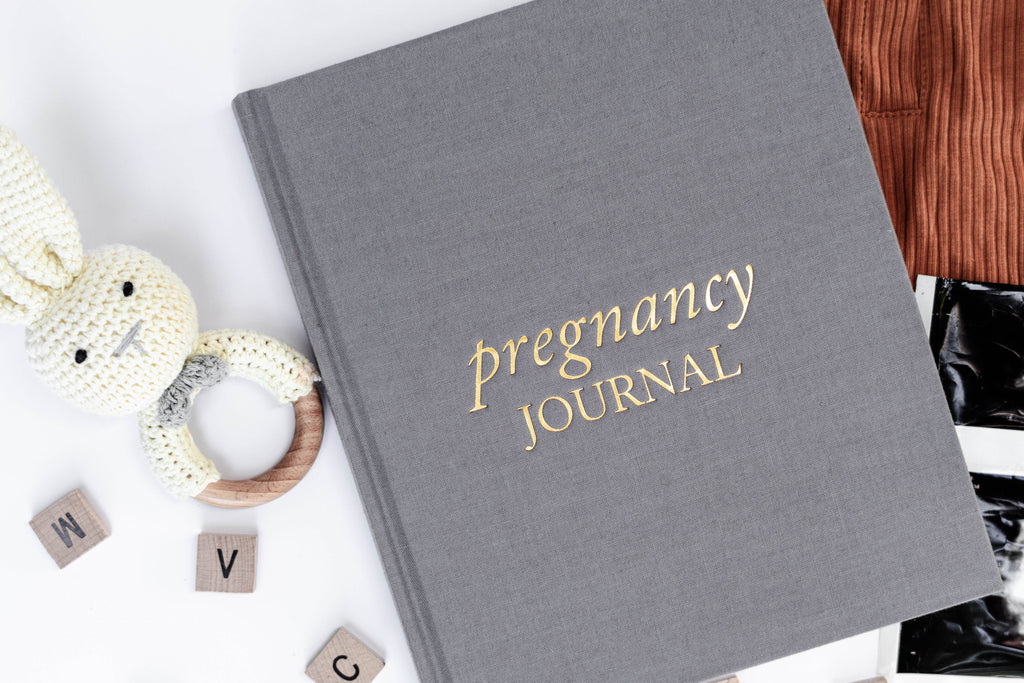 Duncan & Stone Paper Co. Pregnancy Journal in Gray - Journal photo