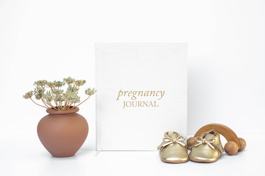 Duncan & Stone Paper Co. Pregnancy Journal in Cream - Journal photo