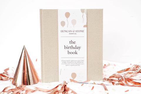 Duncan & Stone Paper Co. The Birthday Book