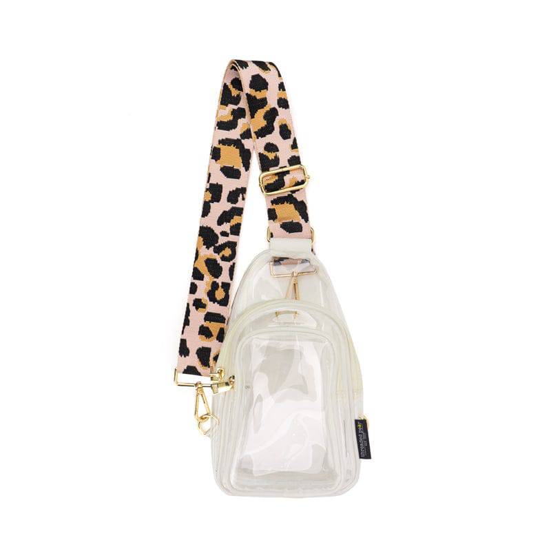 Clear Riley Sling | Choose Your Strap in White - Bags photo