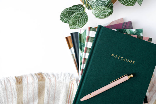 Duncan & Stone Blank Lined Journal – Hardcover Notebook -