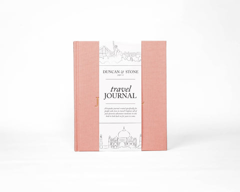 Duncan & Stone Travel Journal Book in Rose - Journal photo
