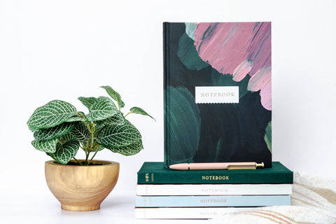 Blank Lined Journal: June Watercolors in June Watercolors - blank journal photo