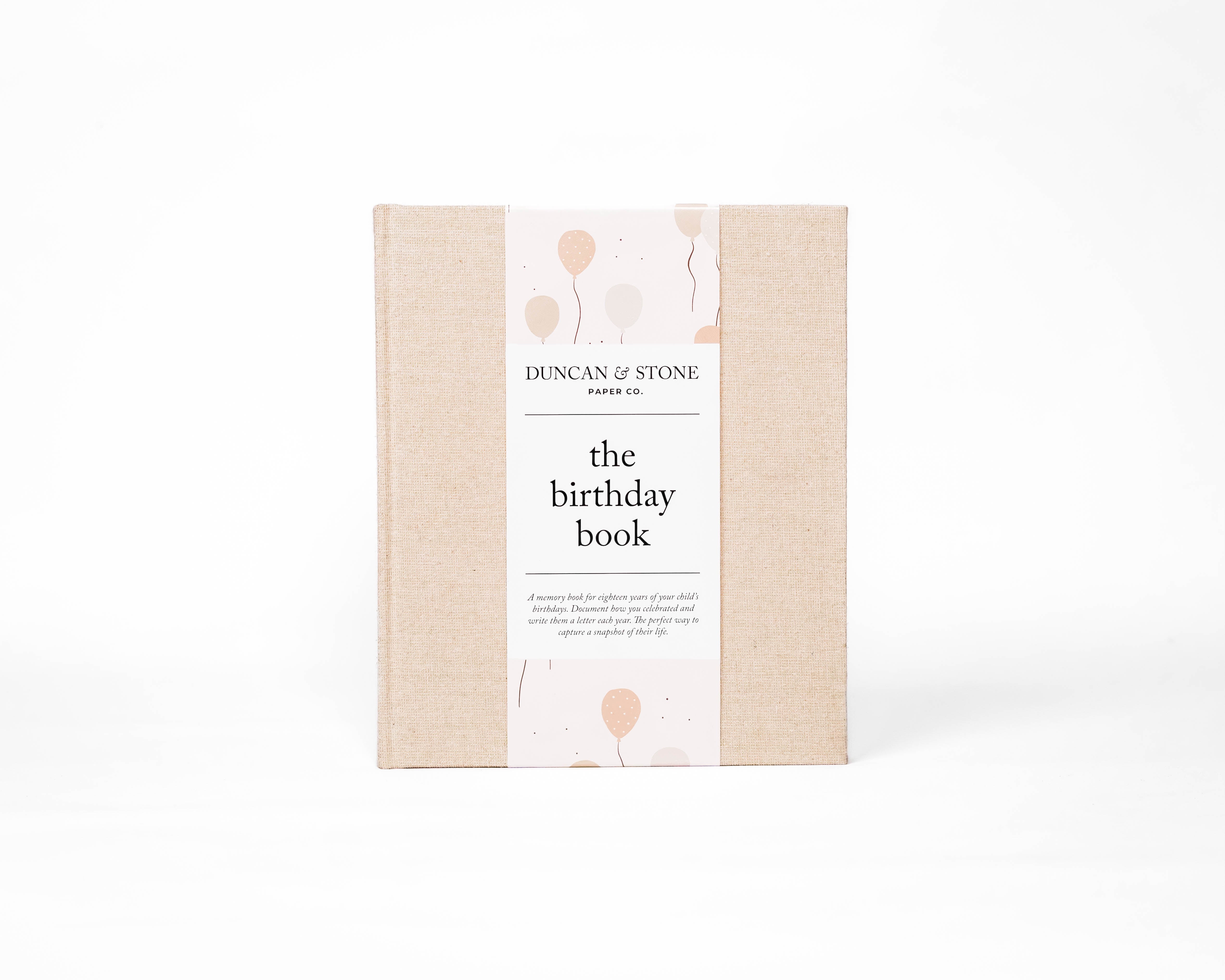 Duncan & Stone Paper Co. The Birthday Book in - Journal photo