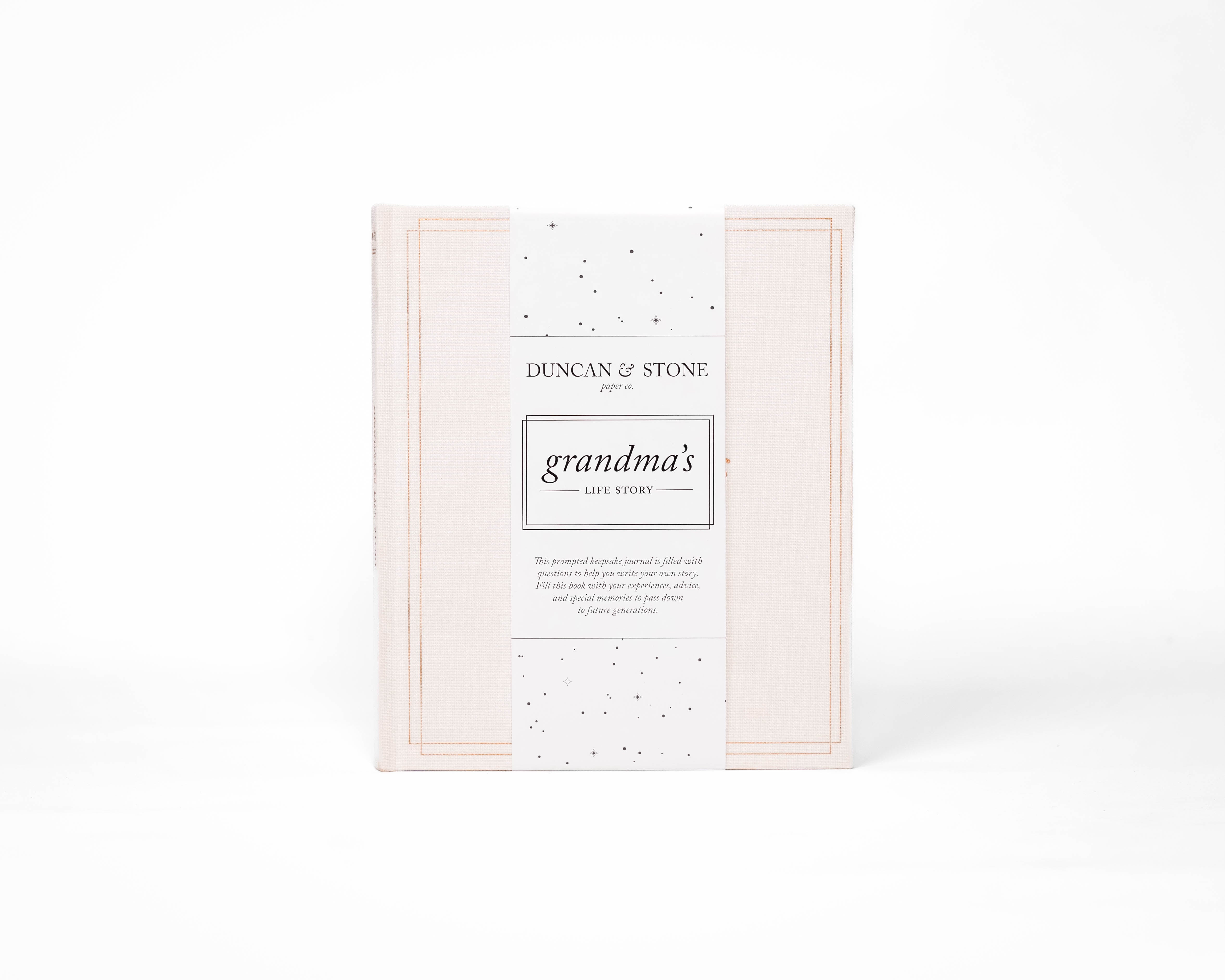 Duncan & Stone Paper Co. Life Story Journal: Grandma in - Journal photo