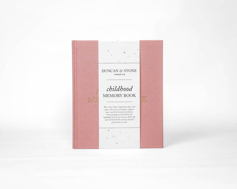 Duncan & Stone Paper Co. Childhood Memory Book in Dusty Rose - photo