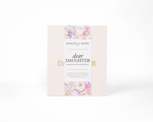 Duncan & Stone Dear Daughter: A Childhood Prayer Journal in Cream - Journal photo