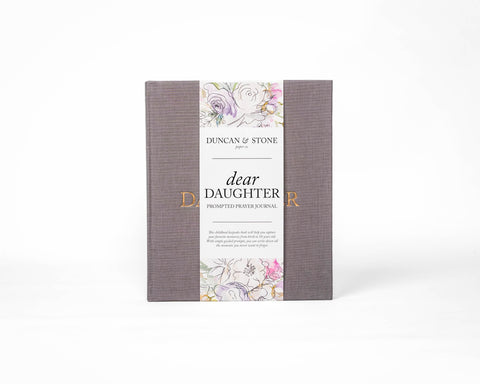Duncan & Stone Dear Daughter: A Childhood Prayer Journal in Grey - Journal photo