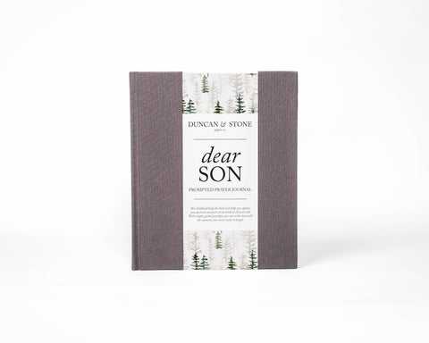 Dear Son: A Childhood Prayer Journal in Grey - Journal photo