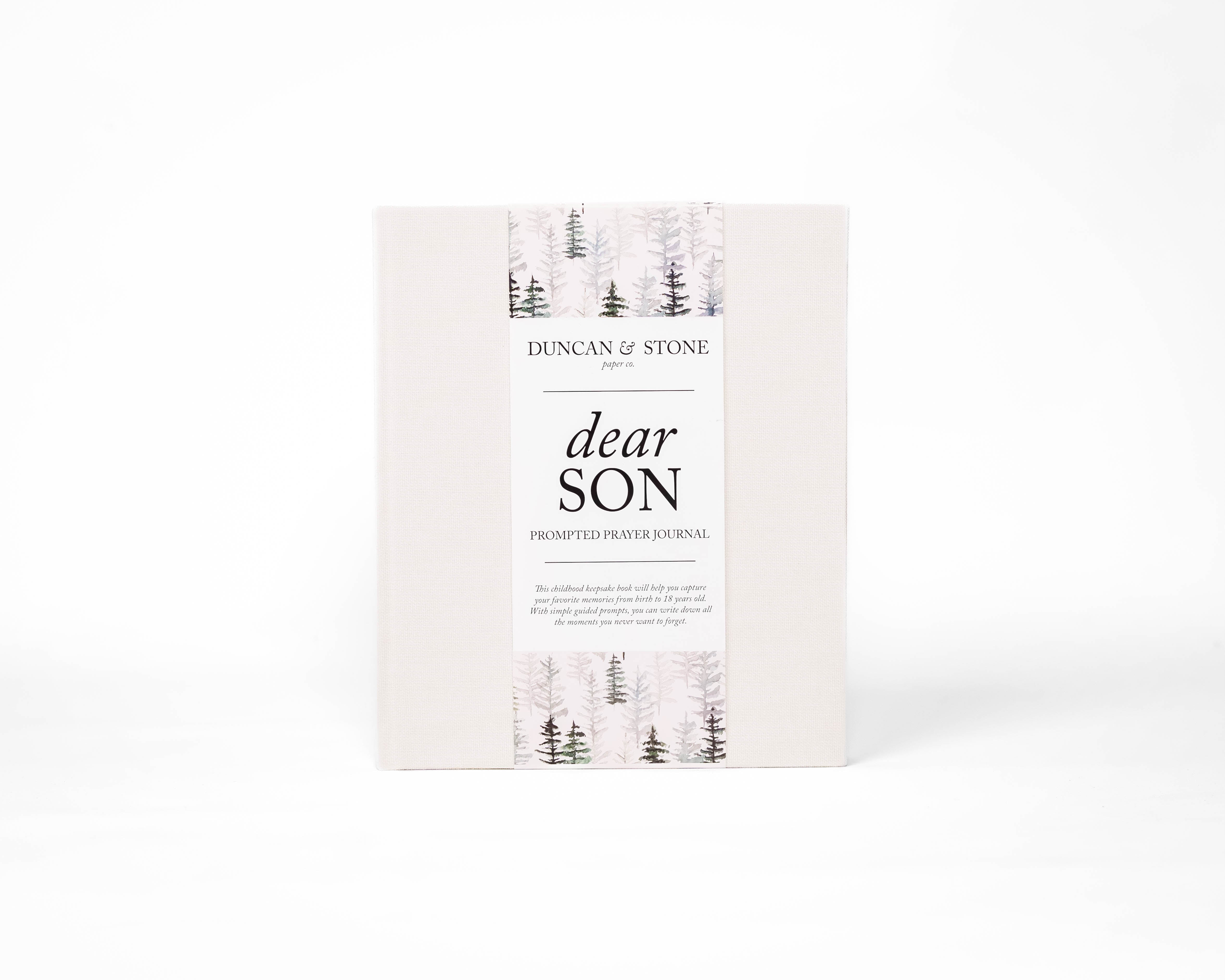 Dear Son: A Childhood Prayer Journal in Cream - Journal photo