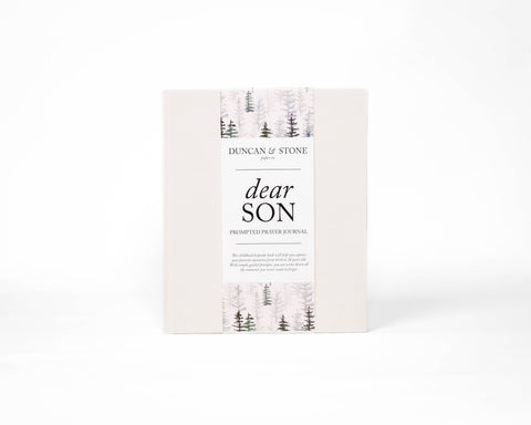 Dear Son: A Childhood Prayer Journal in Cream - Journal photo